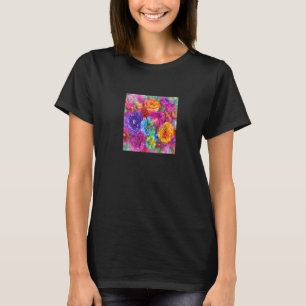 Camiseta Belo Buquê Flor Colorida Arranjo Floral