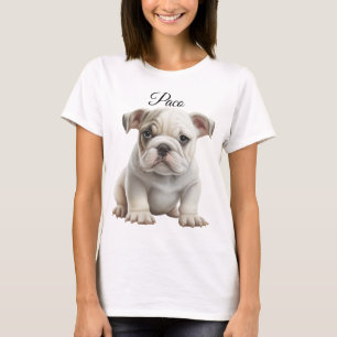 CAMISETA BELO CÃO DE MADEIRA BRANCA E MARIDO