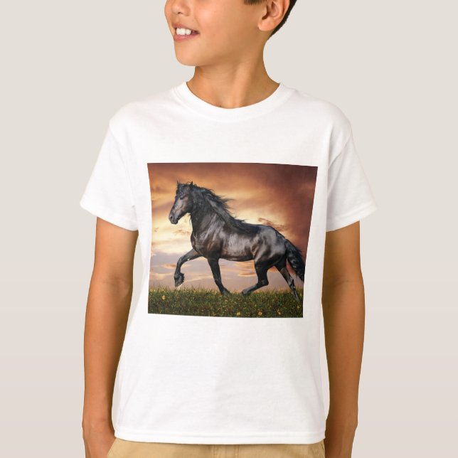 Camiseta Belo Cavalo Negro (Frente)