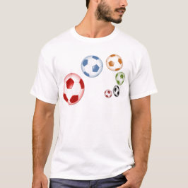 Camiseta Belo conjunto de bolas de futebol