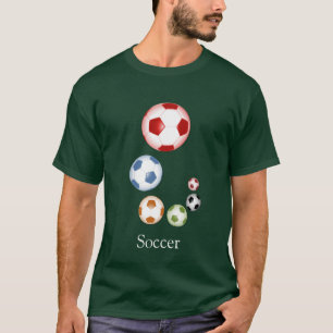 Camiseta Belo conjunto de bolas de futebol