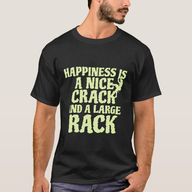 Camiseta Belo Crack, Grande Escala De Pedra Que Sobe Em Ped (Frente)
