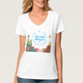 Camiseta Belo Debaixo do Mar Planta Peixe Coral Aniversário