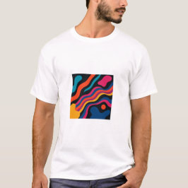 Camiseta Belo design abstrato para quase qualquer produto.