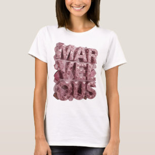 Camiseta Belo Design Customizado Rosa MARAVILHOSO