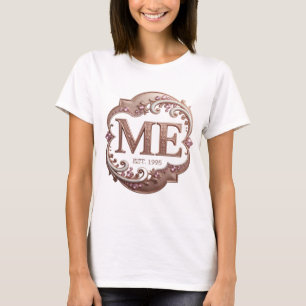 Camiseta Belo Design de ARTE ABSTRATA Dourada