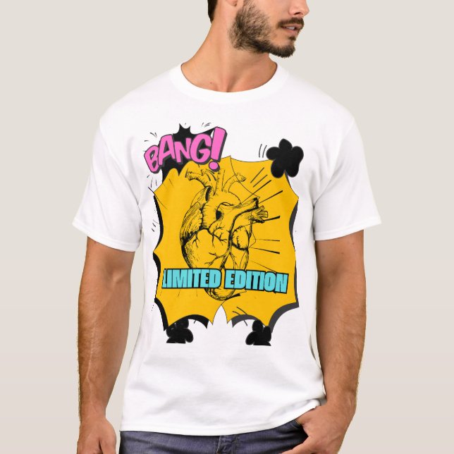 Camiseta Belo Design de Coração (Frente)