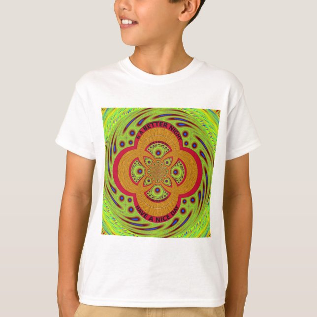 Camiseta Belo Design do Padrão Africano Mandala (Frente)