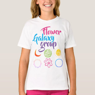 Camiseta Belo Design do Planeta Galáxia Combinação T-Shi