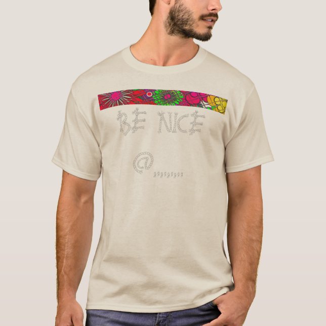 Camiseta Belo design floral (Frente)