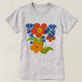 Camiseta Belo design floral de verão