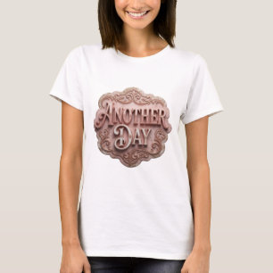 Camiseta Belo Design Ousado Rosa ANOTHER DAY