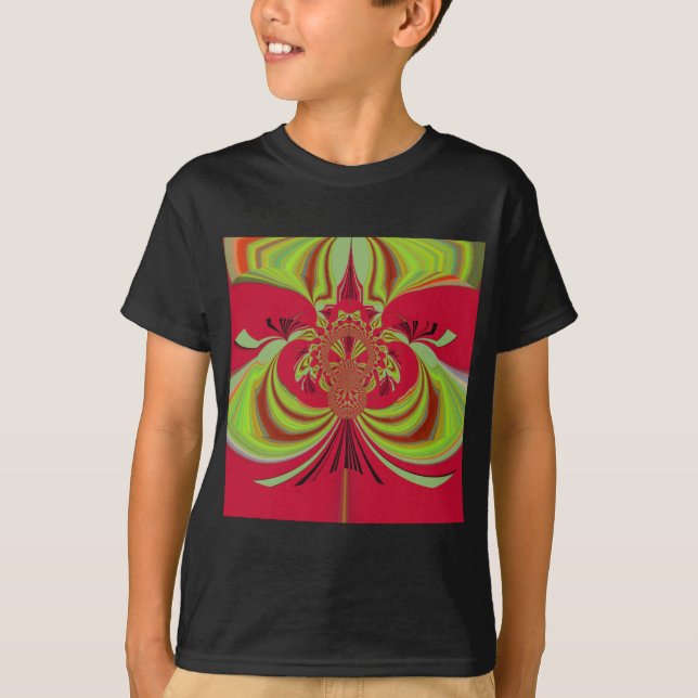 Camiseta Belo design vermelho. Co vetor de inspiração (Frente)