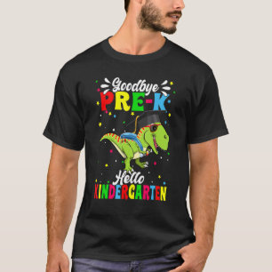 Camiseta Belo Dia Da Escola Adeus Pré K Olá Kinder