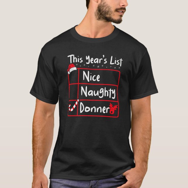 Camiseta Belo Doido Donner Lista de Natal Reinde (Frente)