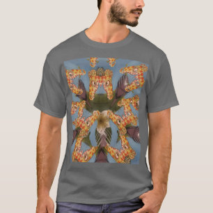 Camiseta Belo e engraçado padrão de girafa africana