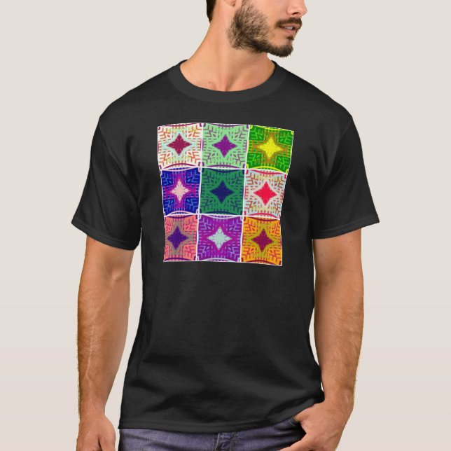 Camiseta Belo e espantoso padrão de Impressão com controlo  (Frente)