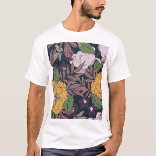 Camiseta Belo Floral: Um Padrão Sem Olhos