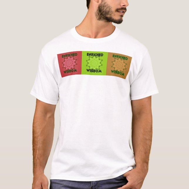 Camiseta Belo Impressão de arte Pop: Enriquecida (Frente)