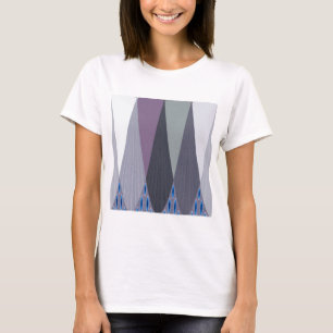 Camiseta Belo Impressão de Design de Arte Chevron