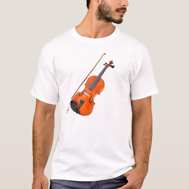 Camiseta Belo Instrumento Musical Viola (Frente)