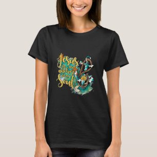 Camiseta Belo Jesus É A Âncora Da Minha Alma Jesus Deus