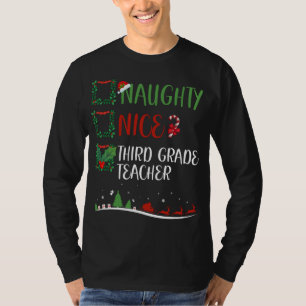 Camiseta Belo jogo de Natal do professor do 3º ano
