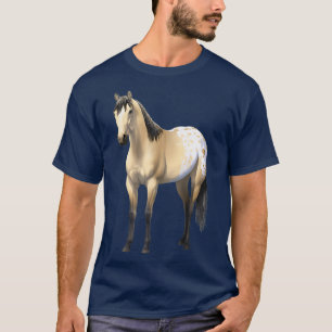 Camiseta Belo Leitelho Buckskin Appaloosa Horse