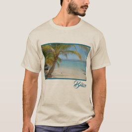 Camiseta Belo Mar de Caribe de Praia do Belize Tropical
