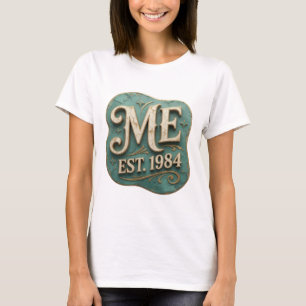 Camiseta Belo ME EST 1984 Impressão em Ouro