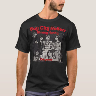Camiseta Belo Modelo de Banda Bay City Rollers Music Rock