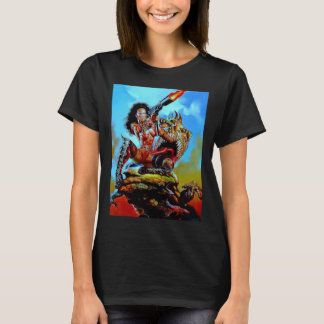 Camiseta Belo Modelo Julie Strain Neon Pin Up Mulheres Ba