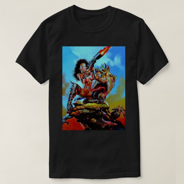 Camiseta Belo Modelo Julie Strain Neon Pin Up Mulheres Ba (Frente do Design)