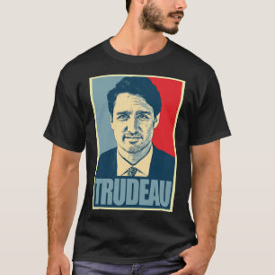 Camiseta Belo Modelo Justin Políticos Trudeau Oferece M