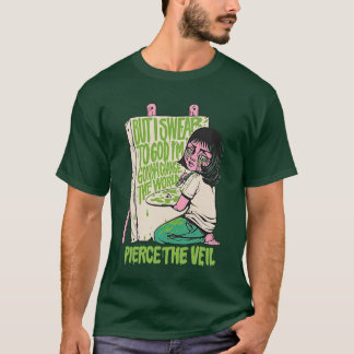 Camiseta Belo Modelo Pierce A Merca Do Véu Muda O W