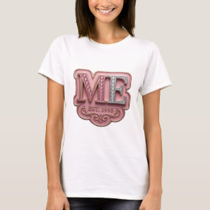 Camiseta Belo Motivo Artístico ME EST 1995 em Prata