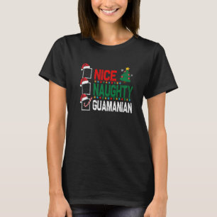 Camiseta Belo Natal Guamanian Guam Santa Hat Xm