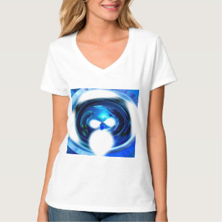Camiseta Belo oceano azul tendência de verão