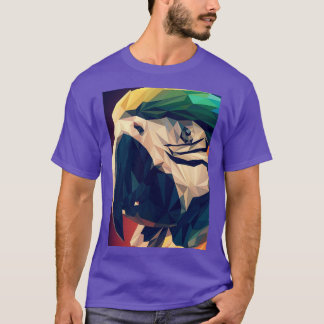 Camiseta Belo papagaio com lindas cores