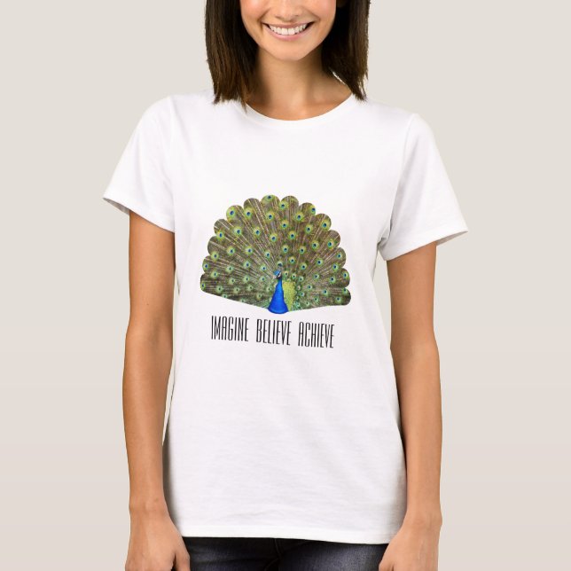 Camiseta Belo Pavão Azul (Frente)