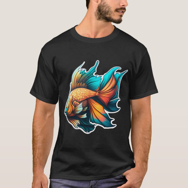 Camiseta Belo Peixe Colorido (Frente)