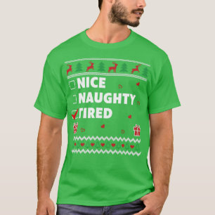 Camiseta Belo Pneu de Design de Natal Feio