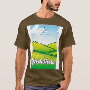 Camiseta Belo Poster de viagens Yorkshire