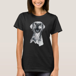 Camiseta Belo Retrato Do Labrador Retriever Lab Dog L