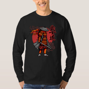 Camiseta Belo Retro Samurai - Samurai segurando Katana