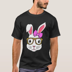 Camiseta Belo Rosto Colar Óculos Leopardo Banda de Cabeça F
