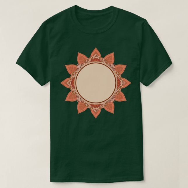 Camiseta belo rosto do sol design (Frente do Design)