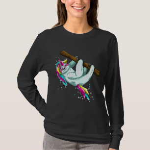 Camiseta Belo Sloth Unicorn Engraçado Corno Mágico