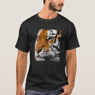 Camiseta Belo Tiger Bengal Face Foto T-Shirt