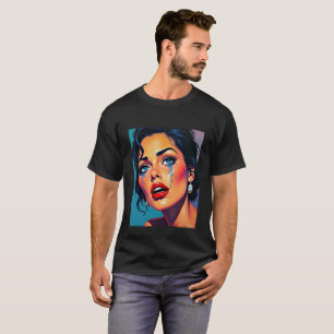 Camiseta Belos Gráficos de Vinho, Mulheres e Música para Ho